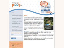 Tablet Screenshot of learnaboutpools.com